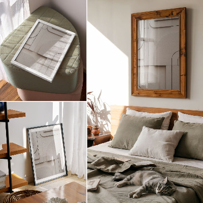 Poster în culori saturate Forme geometrice compoziție modernă eleganță
