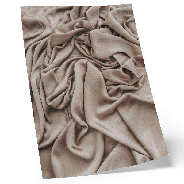 Grafică modernă pe pânză Material bej, pliuri delicate, atmosferă confortabilă
