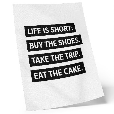 Poster rezistent pentru perete Litere pe fundal negru, tipografie inspiratoare