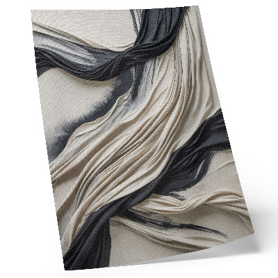 Grafică modernă pe pânză Materialul fluid unește eleganța modernă