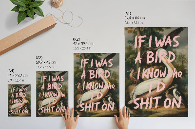 Poster în culori saturate Inscripție creativă pe fundalul naturii
