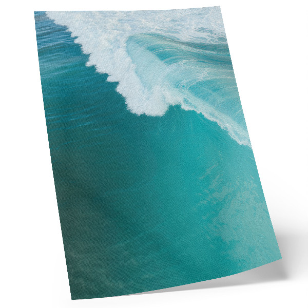 Poster rezistent pentru perete Valuri turcoaz ale oceanului, atmosferă calmă, armonie