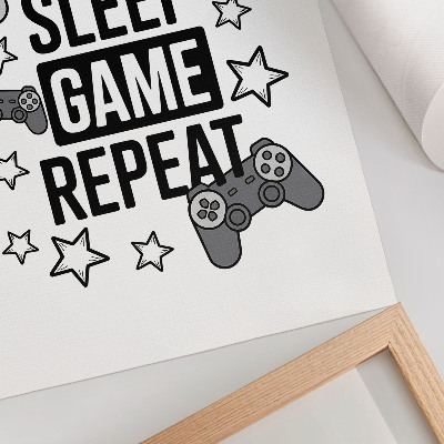 Poster rezistent pentru perete Inscripție stele tampoane stil minimalist modern