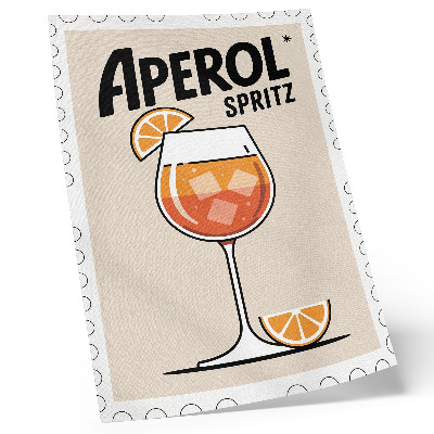Poster rezistent pentru perete Băutură Aperol portocalie fundal