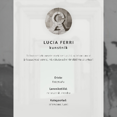Poster în culori saturate Arhitectură geometrică fațadă bej