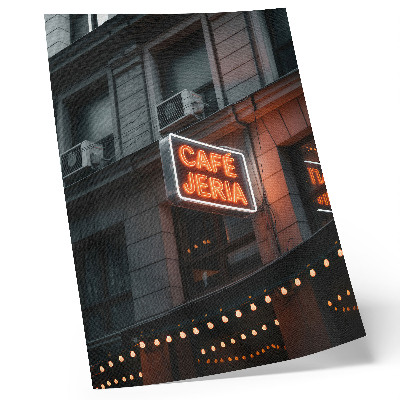 Poster rezistent pentru perete Semne urbane neon, fotografie atmosferică