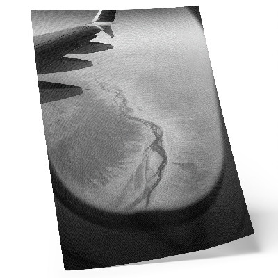 Poster rezistent pentru perete Perspectivă de zbor, dispoziție minimalistă, natură