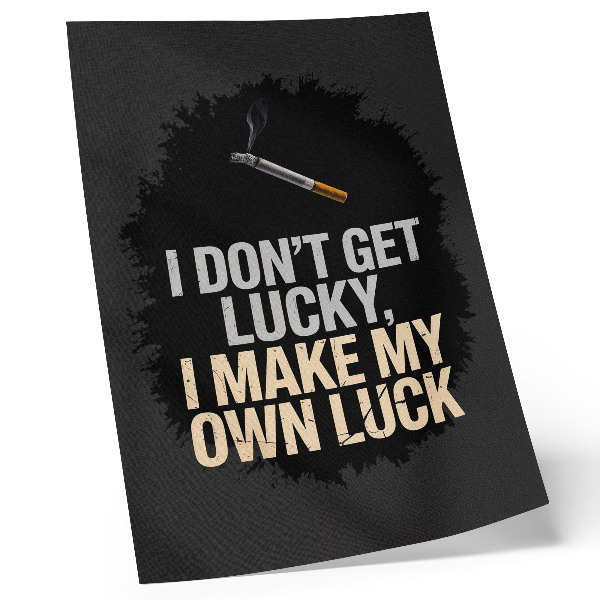 Poster în culori saturate Slogan motivațional: design minimalist