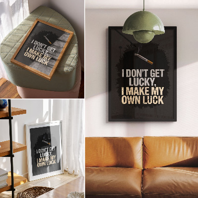 Poster în culori saturate Slogan motivațional: design minimalist