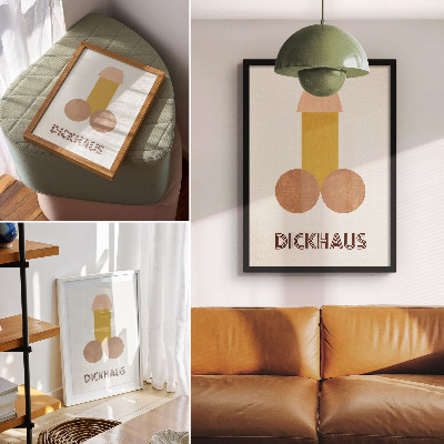 Poster rezistent pentru perete Grafică în stil Bauhaus de la Dickhaus