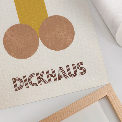 Poster rezistent pentru perete Grafică în stil Bauhaus de la Dickhaus