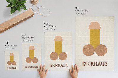 Poster rezistent pentru perete Grafică în stil Bauhaus de la Dickhaus