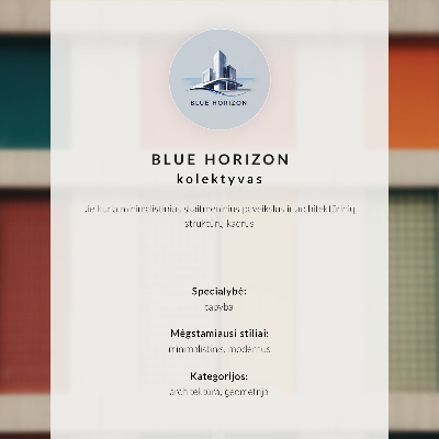 Poster rezistent pentru perete Compoziție minimalistă Villa Orange Sky