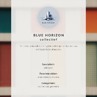 Poster rezistent pentru perete Compoziție minimalistă Villa Orange Sky