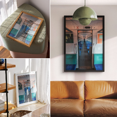 Poster rezistent pentru perete Armonie geometrică a designului interior modern
