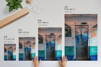 Poster rezistent pentru perete Armonie geometrică a designului interior modern