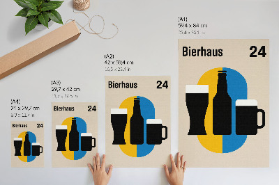 Poster rezistent pentru perete Culori contrastante și forme geometrice