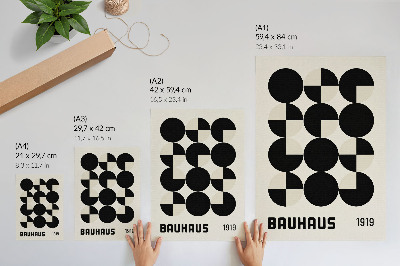 Poster rezistent pentru perete Forme geometrice armonie modernitate minimalism