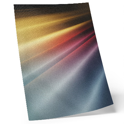 Grafică modernă pe pânză Dungi colorate de la galben la bleumarin