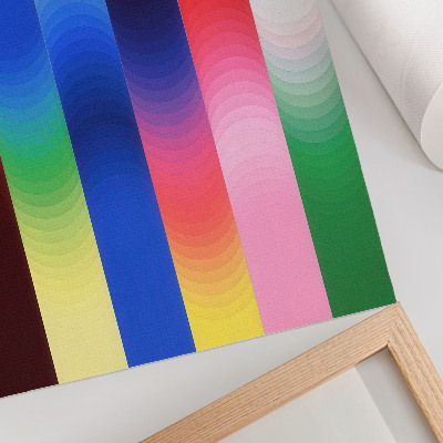 Poster rezistent pentru perete Dungi tonale colorate într-un stil modern