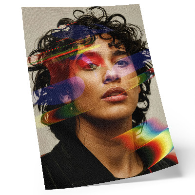 Poster în culori saturate Accente colorate, modernitate intensă, dinamică
