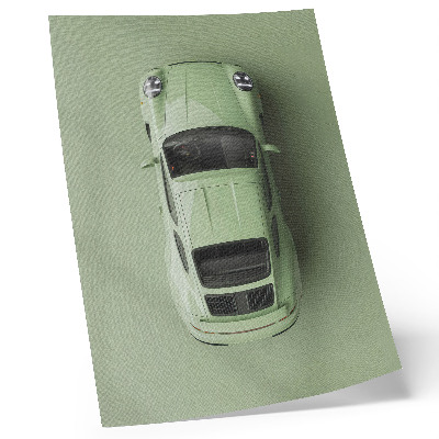Poster rezistent pentru perete O mașină modernă într-o nuanță de verde