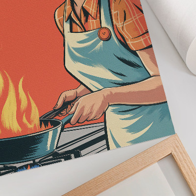 Poster în culori saturate Stil pop art, accente colorate, compoziție dinamică