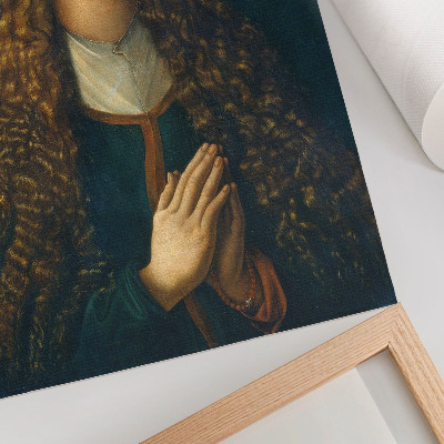 Poster rezistent pentru perete Portretul unei tinere cu părul desfăcut, 1497, de Albrecht Dürer