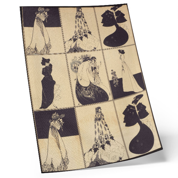 Poster rezistent pentru perete Panel de Aubrey Vincent Beardsley