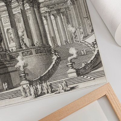 Grafică modernă pe pânză Templul antic – Giovanni Battista Piranesi