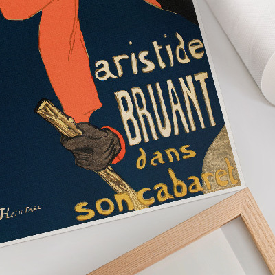 Poster rezistent pentru perete Ambasadorii lui Aristide Bruant dans son cabaret 1892 imprimare de înaltă rezoluție de Henri de Toulouse-Lautrec