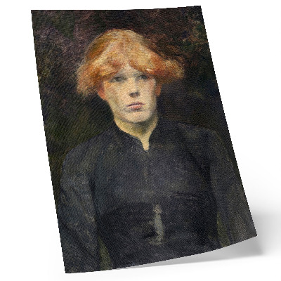 Poster în culori saturate Carmen (cca. 1884) pictură de înaltă rezoluție de Henri de Toulouse-Lautrec