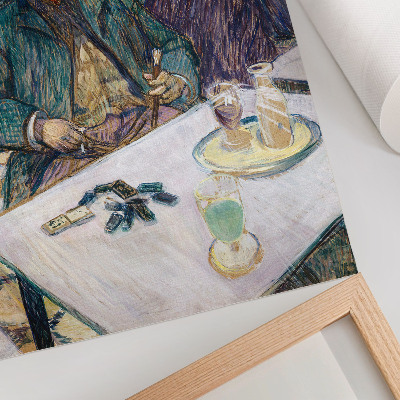 Poster în culori saturate Domnul Boileau în cafenea (1893) - o pictură de înaltă rezoluție de Henri de Toulouse-Lautrec
