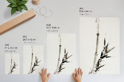 Poster rezistent pentru perete Katsushika Hokusai (1760-1849) bambus în stilul vintage japonez Ukiyo-e