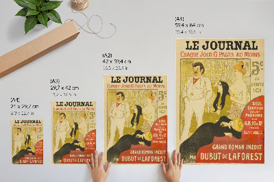 Poster rezistent pentru perete La Traite des Blanches de Théophile-Alexandre Pierre Steinlen