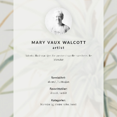 Poster rezistent pentru perete Ananas sălbatic (Tillandsia fasciculata) (1921) de Mary Vaux Walcott