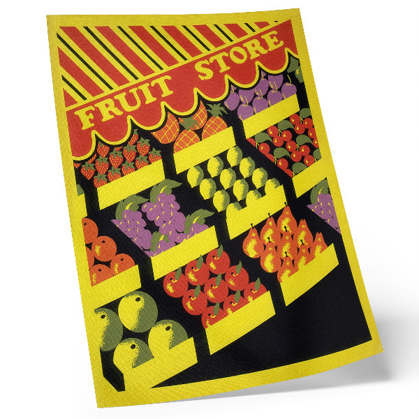 Poster rezistent pentru perete Magazinul de fructe (1936) – de Federal Art Project