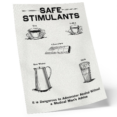Poster în culori saturate Stimulenți siguri conform Comitetului de Absorbție Științifică Dominion