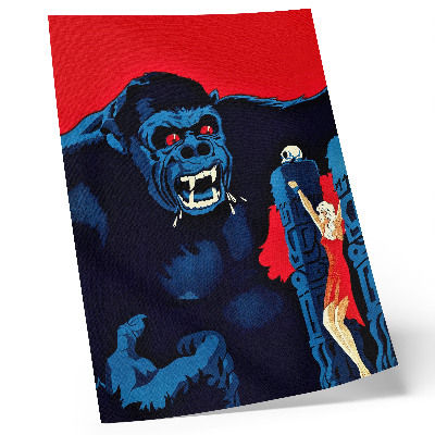 Poster rezistent pentru perete Afișul filmului danez King Kong (1933)