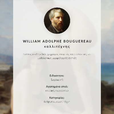 Poster rezistent pentru perete Femei care se îmbăiază de William Adolphe Bouguereau