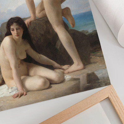 Poster rezistent pentru perete Femei care se îmbăiază de William Adolphe Bouguereau