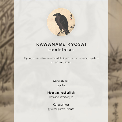 Poster în culori saturate Pisica prinde o broască de Kawanabe Kyosai