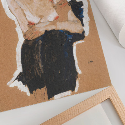Poster în culori saturate „Cel năzdrăvan” (1910), o pictură de înaltă rezoluție de Egon Schiele