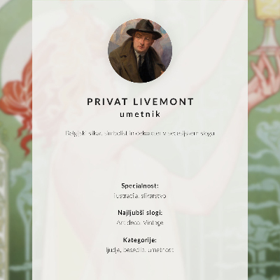 Poster rezistent pentru perete Cromolitografie Privat Livemont (1896) de Absinthe Robette