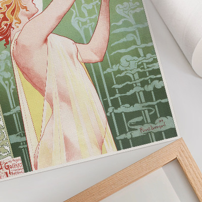 Poster rezistent pentru perete Cromolitografie Privat Livemont (1896) de Absinthe Robette