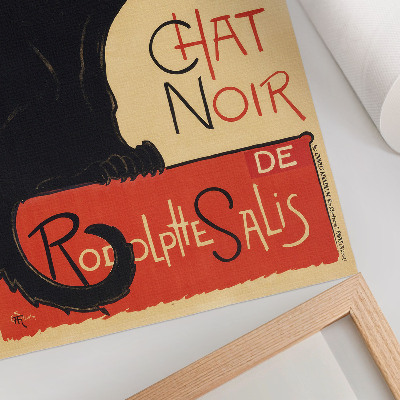 Poster în culori saturate Tournée du Chat Noir (1896) de Théophile Alexandre Steinlen