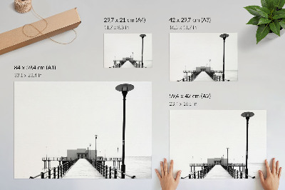 Poster Pod minimalist, arhitectură rectilinie