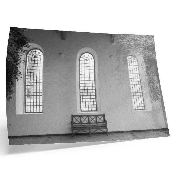 Poster Interior minimalist cu ferestre și plante