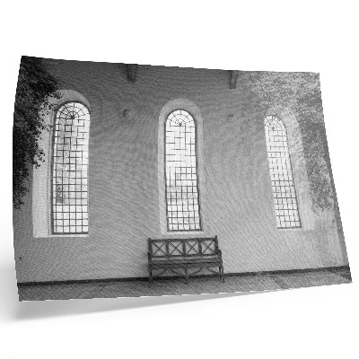 Poster Interior minimalist cu ferestre și plante