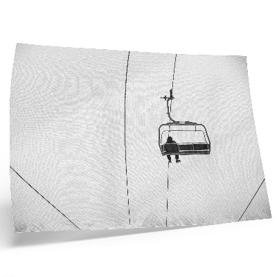 Poster pentru perete Minimalism, singurătate, pace, peisaj de iarnă
